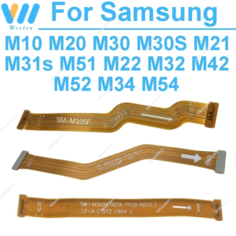

LCD Connect Main board Flex Cable For Samsung Galaxy M10 M20 M30 M21 M31S M51 M22 M32 M42 M52 M34 M54 M30S Repair Parts