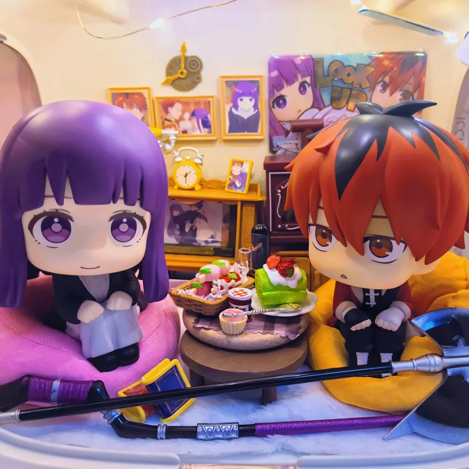 10CM Look Up Sousou no Frieren Frieren Luminasta Mädchen Spielzeug Anime Figuren PVC Action Figure Spielzeug Spiel Sammeln Modell Puppe