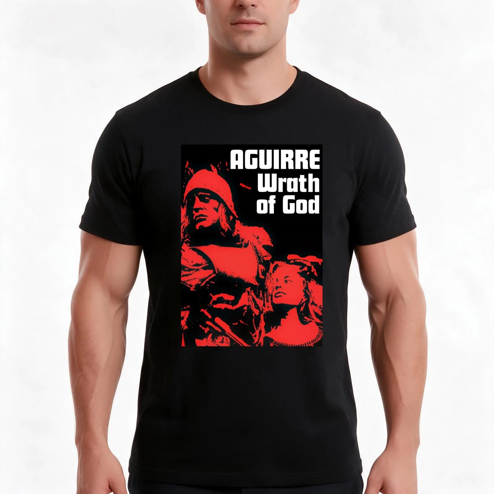 Aguirre the Wrath of God Werner Herzog T-Shirt Summer Casual Cotton Tee Oversized Streetwear Tops Vintage Graphic Print
