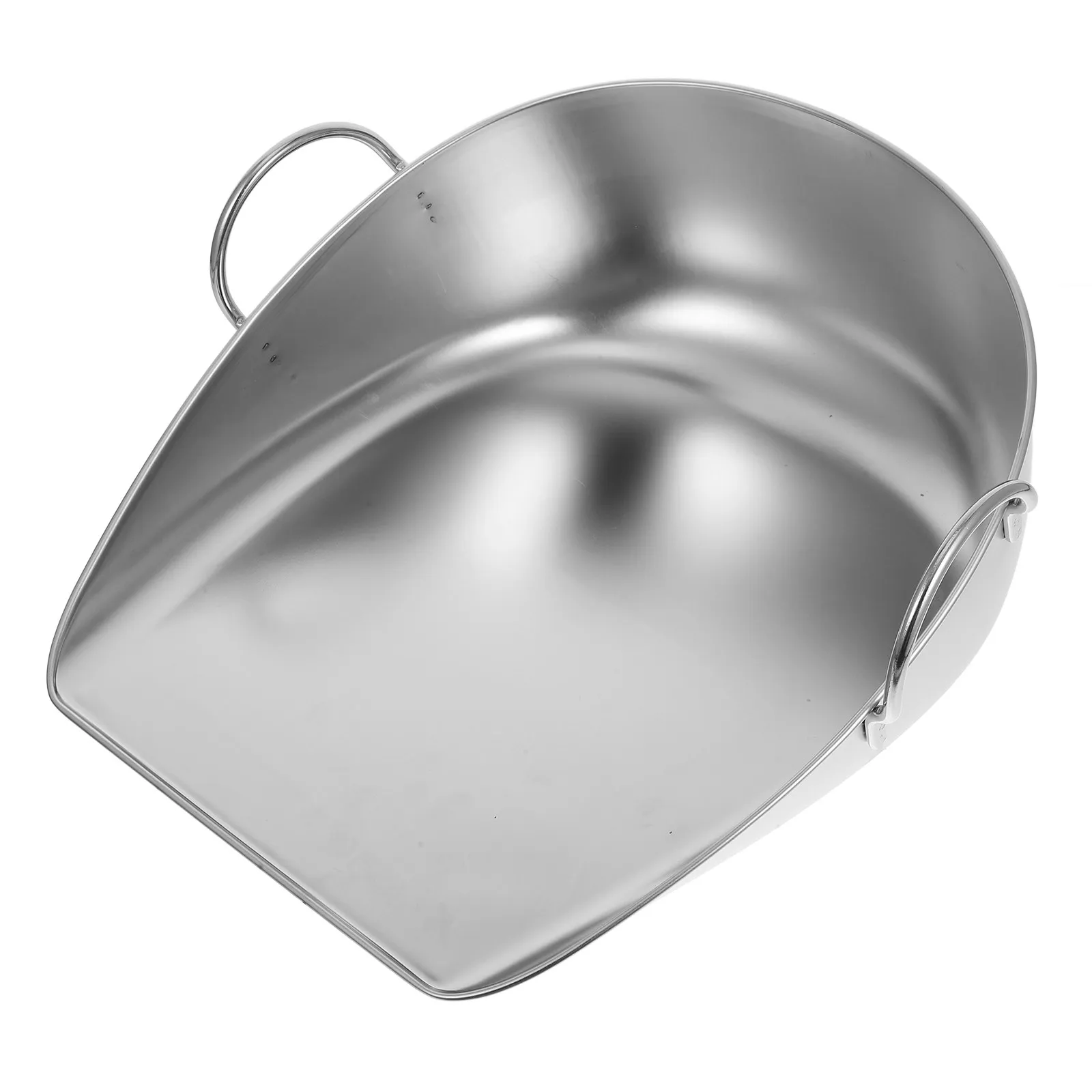

Stainless Steel Dustpan Large Capacity for Agriculture Harvesting Grains Collection Cleaning Waste Disposal Ergonomic Handle