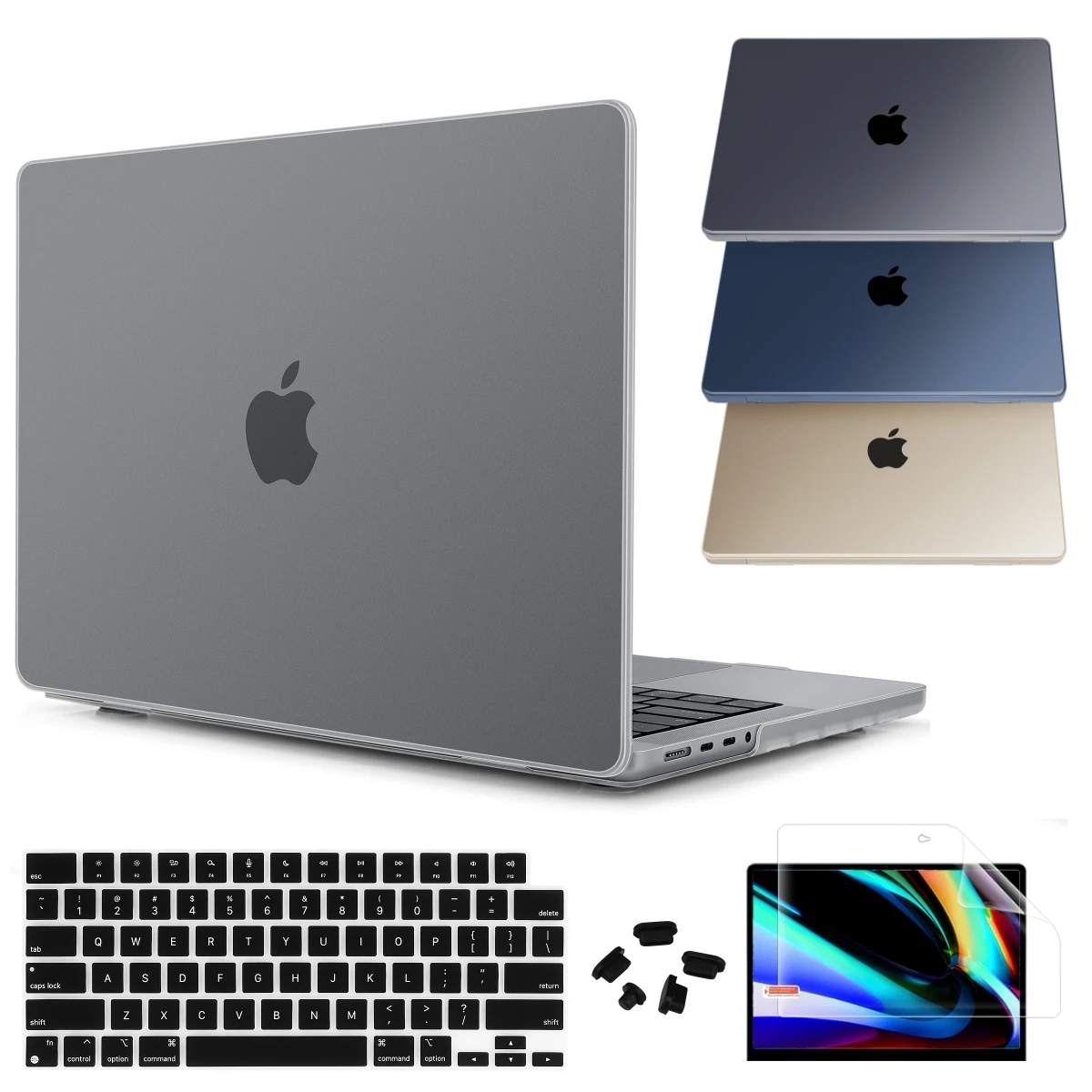 

Ultra thin Matte Case for MacBook 2024 M3 Air13 15 case A3113 A3114 A2941 A2681 13.6 inch case Pro14 16 M2 M1 A2337 A2338 Retina