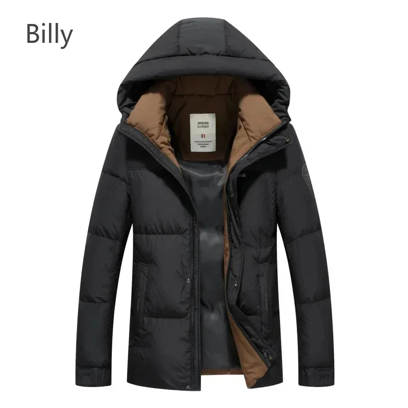 

Hooded Jackets Short Down Designer Clothes Men 2025 Winter for Casual Man Sack Male Coat