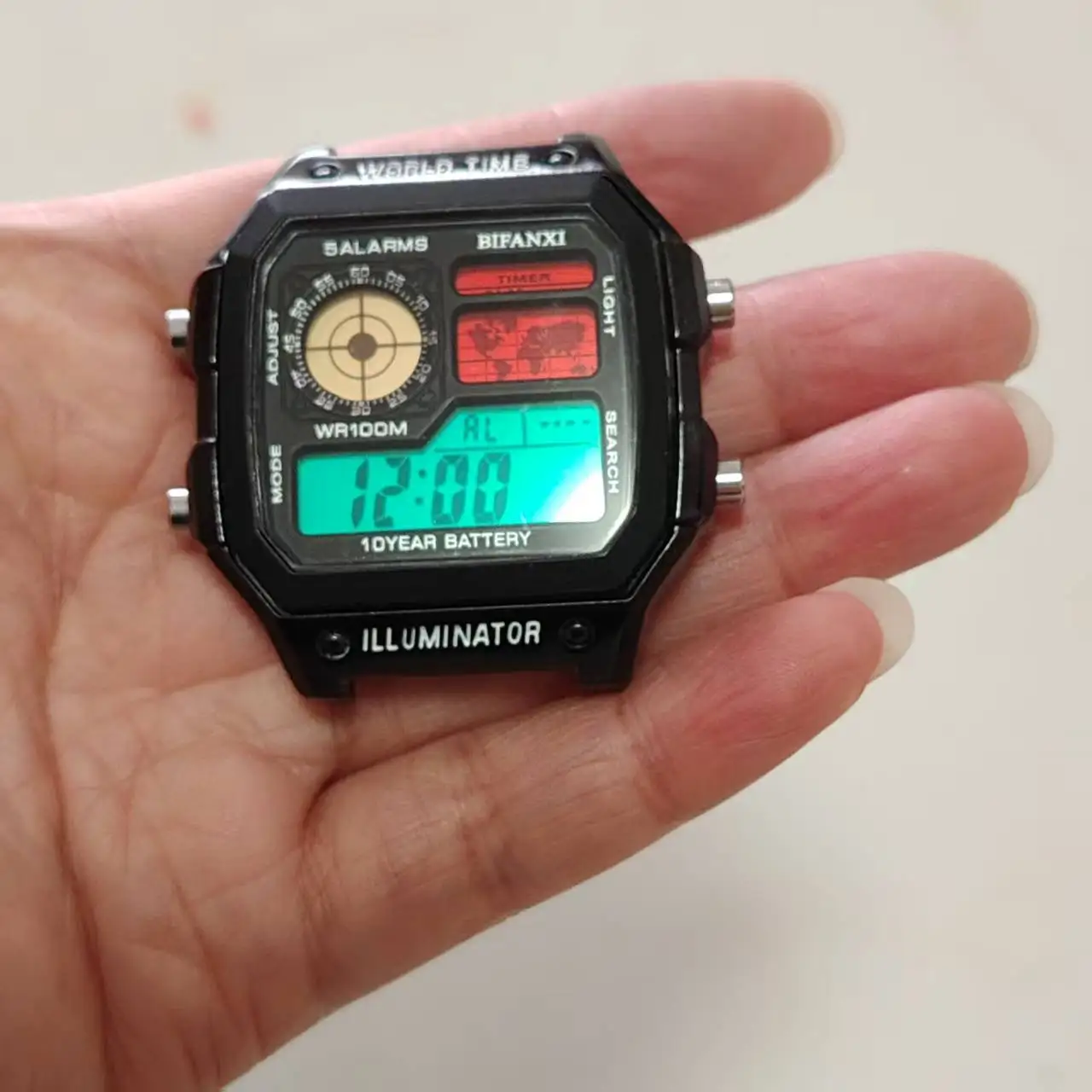 Совместим с маленьким квадратным корпусом BIFANXI AE1200/модифицированным металлическим корпусом из нержавеющей стали, аксессуарами для часов