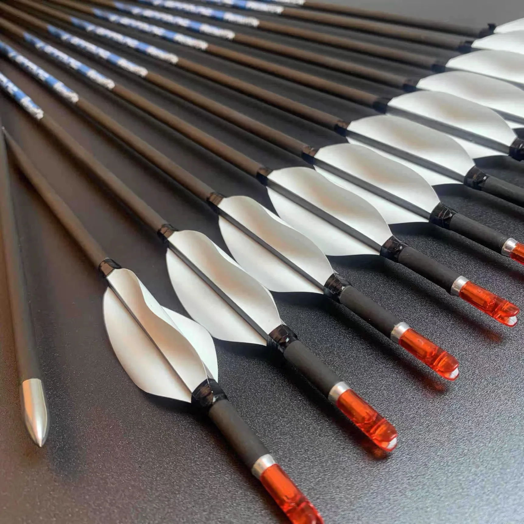 ACCMOS Pure Carbon Arrows Spine 250 300 350 400 450 500 550 600 650 700 750 800 850 900 1000 1100 1300 1500 1800 ID4.2mm Archery