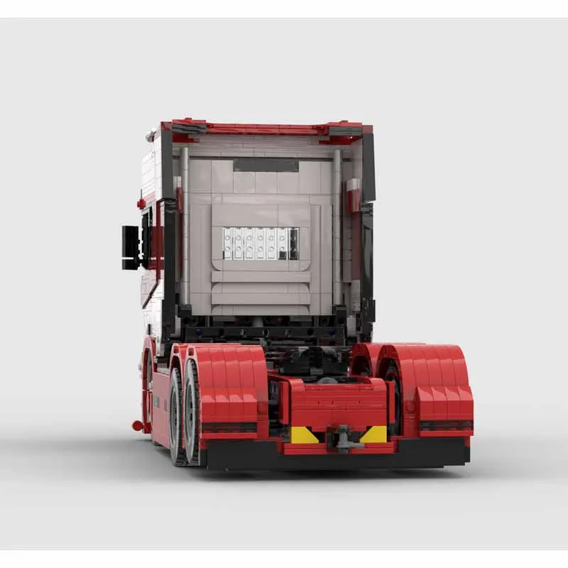 

MOC-222018 Low Altitude Transporter 6x4 Chassis Aero Car Model 2866PCS Boy Birthday Gift DIY Kids Christmas Toys Gifts