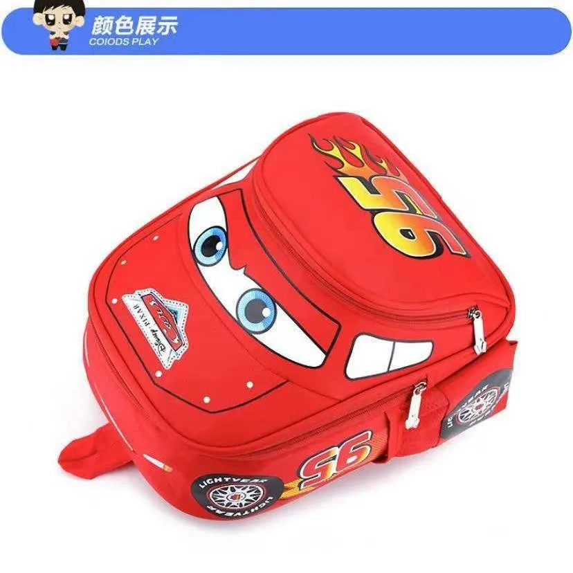 Mochilas De Cars Lightning McQueen, Mochila Pequeña Para Niños, Mochila Escolar Para Guardería