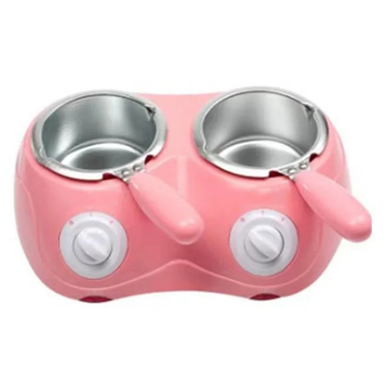 A74G-Chocolate Melting Pot Kitchen Baking Cake Tools DIY Chocolate Melting Furnace Electric Heating Chocolate Pot US Plug