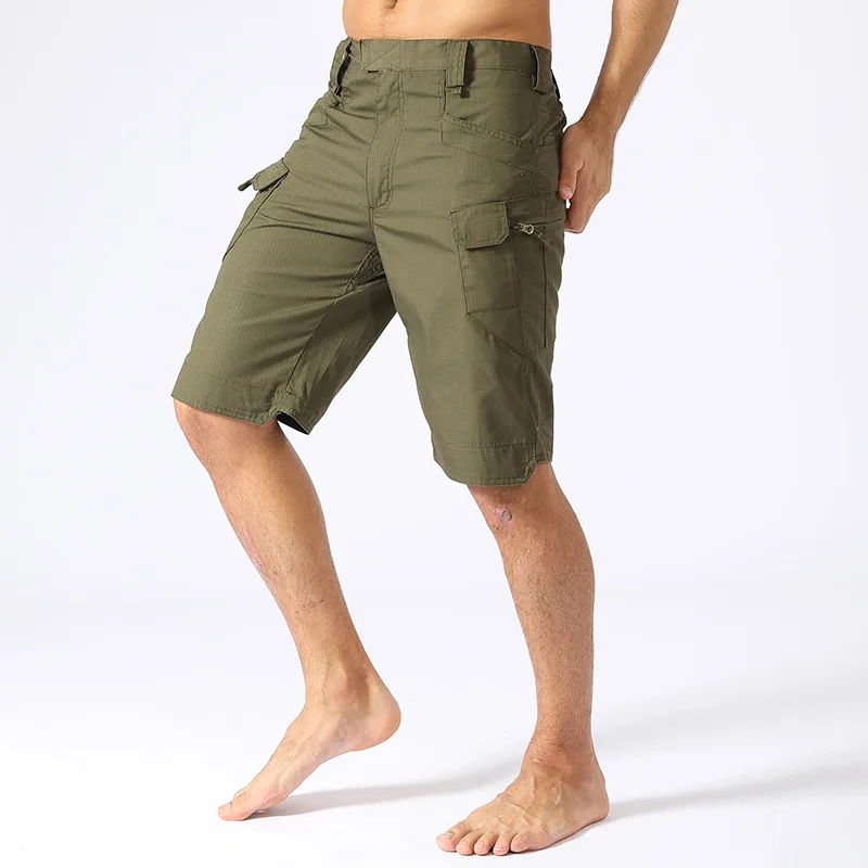 Pantaloncini da trekking da uomo pantaloncini multitasche mimetici militari impermeabili all\'aperto da uomo SWAT Cargo Size 5XL pantaloncini tattici