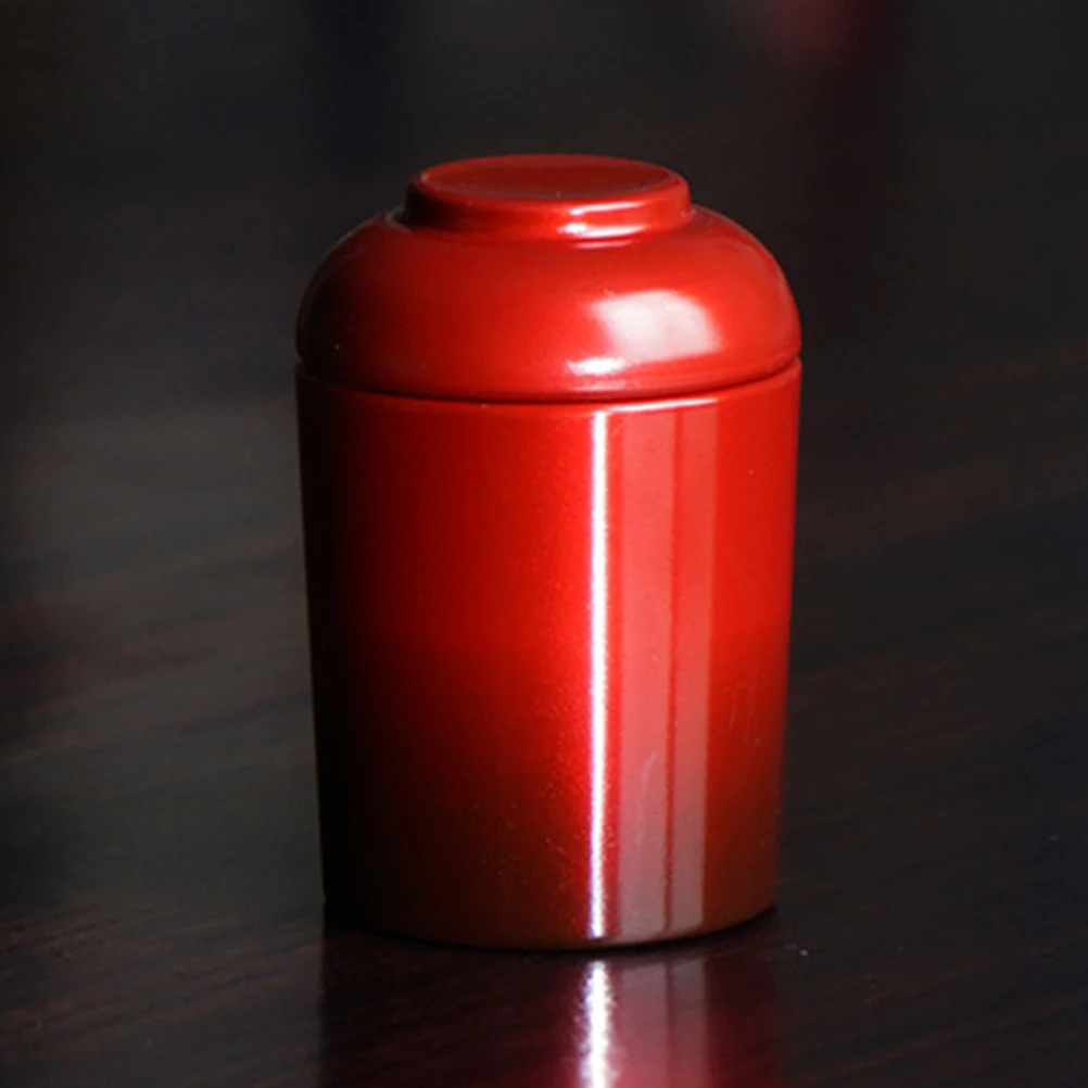 

10Pcs Mini Compact Portable Metal Tea Jar Container Sealed Round Tea Leaves Storage Box for Kitchen Coffee Flour