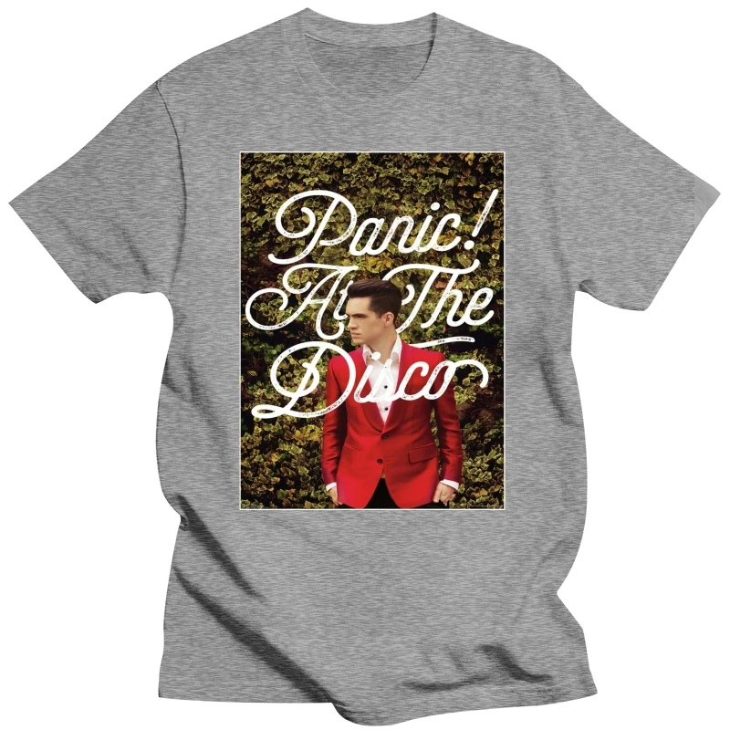 Panic! At The Disco Brendon Hedges Men\'S Black T-Shirt Size S To 3Xl Unisex Loose Fit Tee Shirt