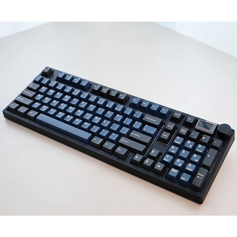 Imagem -05 - Keydous Nj98 Teclado Bluetooth sem Fio 2.4g Modos de Tela e Botão Rgb Hotswap Office Gamer Teclado Mecânico Suporte 2.4g Novo