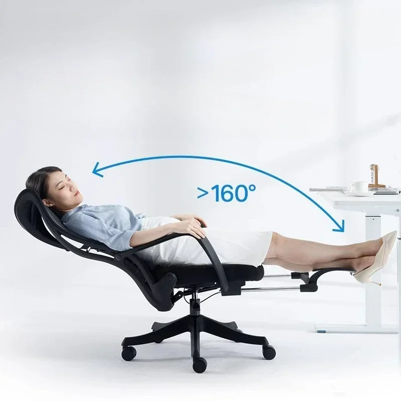 Executive Chair Chiffon Chairs Dresser Meeting Gamer Pc Backrest Player Transparent Massage Furniture Home Comfortable Game Kids