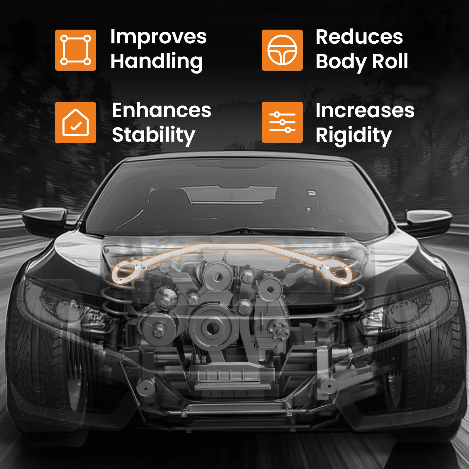 طقم دعم برج الدعامة الأمامية العلوية لسيارة BMW 3 Series E36 1992-1998 #6