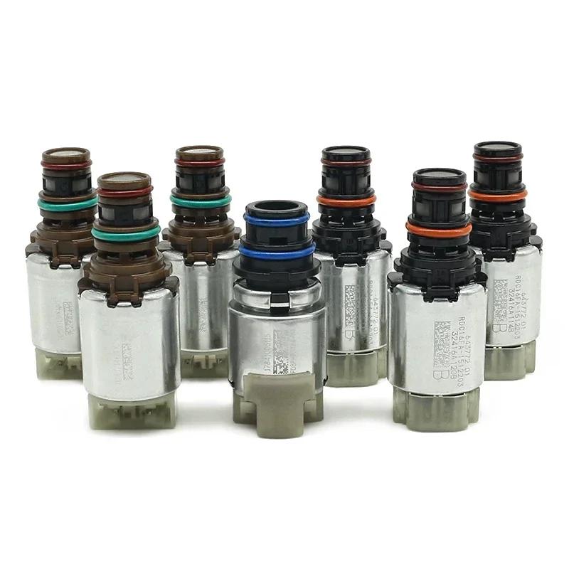 OEM 6F35 6R80 solenoid valve 7-piece set suitable for Ford Escape Fusion Mazda CV6Z-7G391-A after 2009 Transmission 6F15 tools
