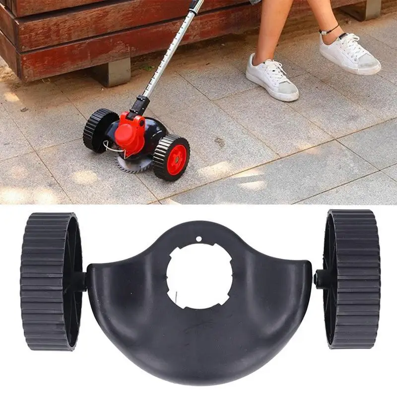 String Trimmer Wheels Attachment Cordless Grass Trimmer Wheel Adjustable Support Wheel For Improving Work Efficiency