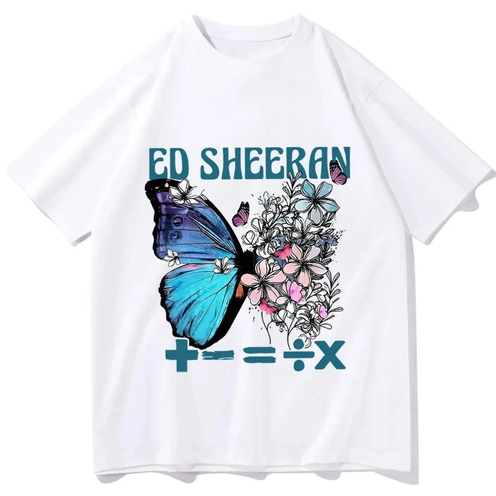 Summer Ed Sheeran Shirt The Mathematics Tour Shirt Ed Sheeran Merch Ed Sheeran Fan Gift Women O-Neck Short Sleeve top[ Unisex