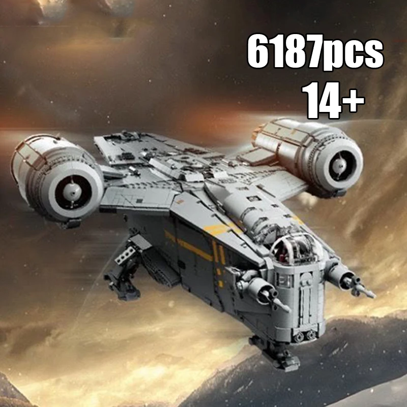 

НОВИНКА: Конструктор «Звездолет Рэйзёр» (6187 деталей), совместимый с 75331, космический корабль, игрушки для мальчиков, подарки на день рождения ﻿ декор