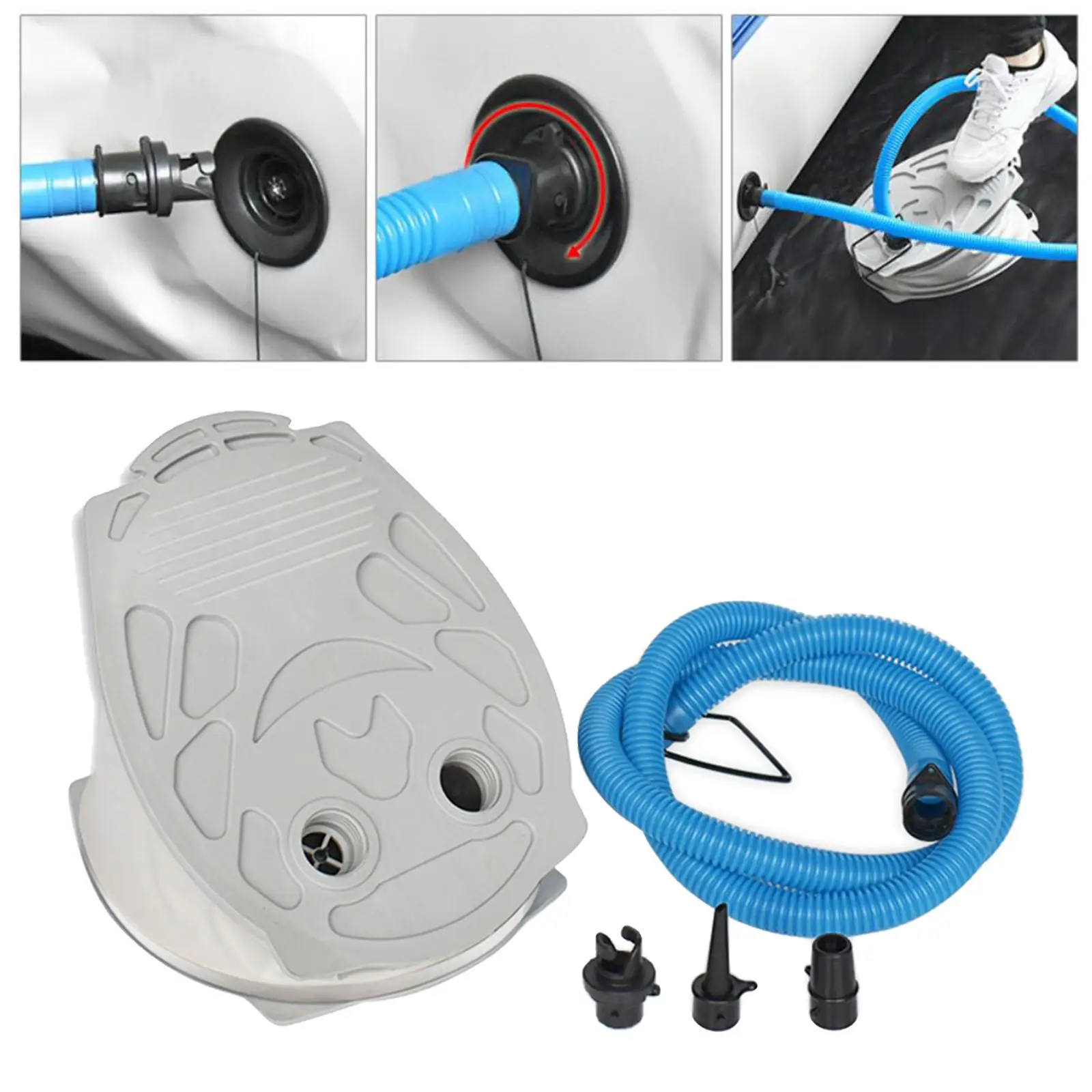 

Portable Foot Air Pump Blow Up Inflator for Inflatable Boat Raft Airbed