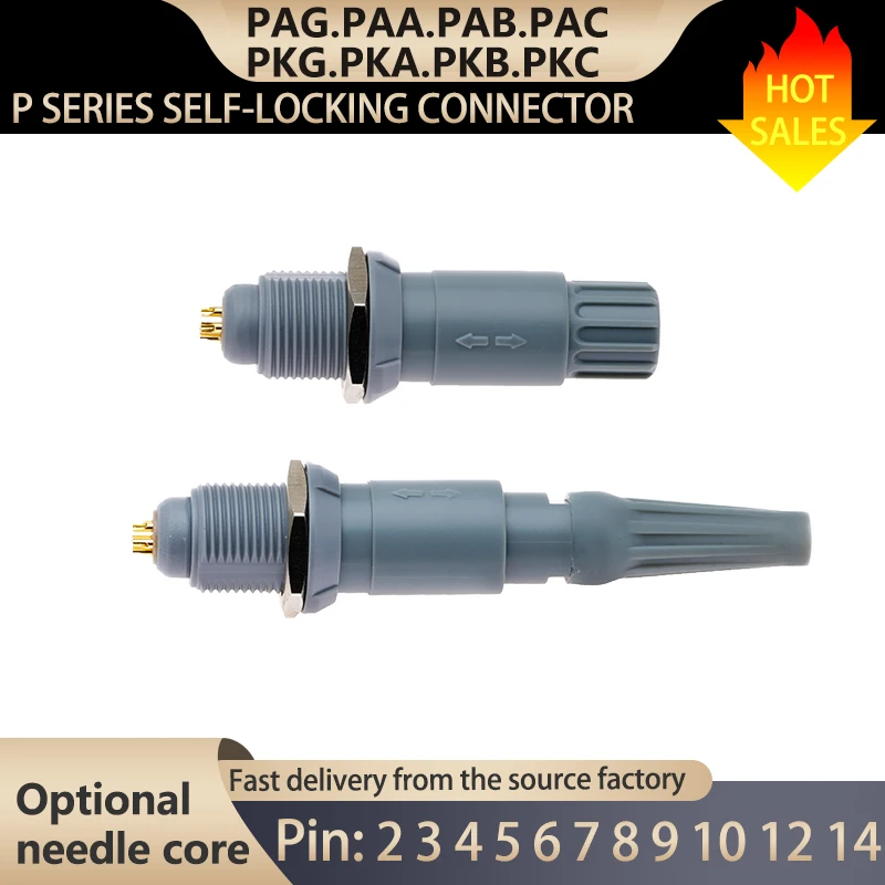 plugue-de-plastico-cinza-1p-soquete-pagpkg0-°-paapka40-°-pabpkb60-°-pacpkc80-°-transmissao-de-informacoes-de-audio-de-2-a-14-pinos