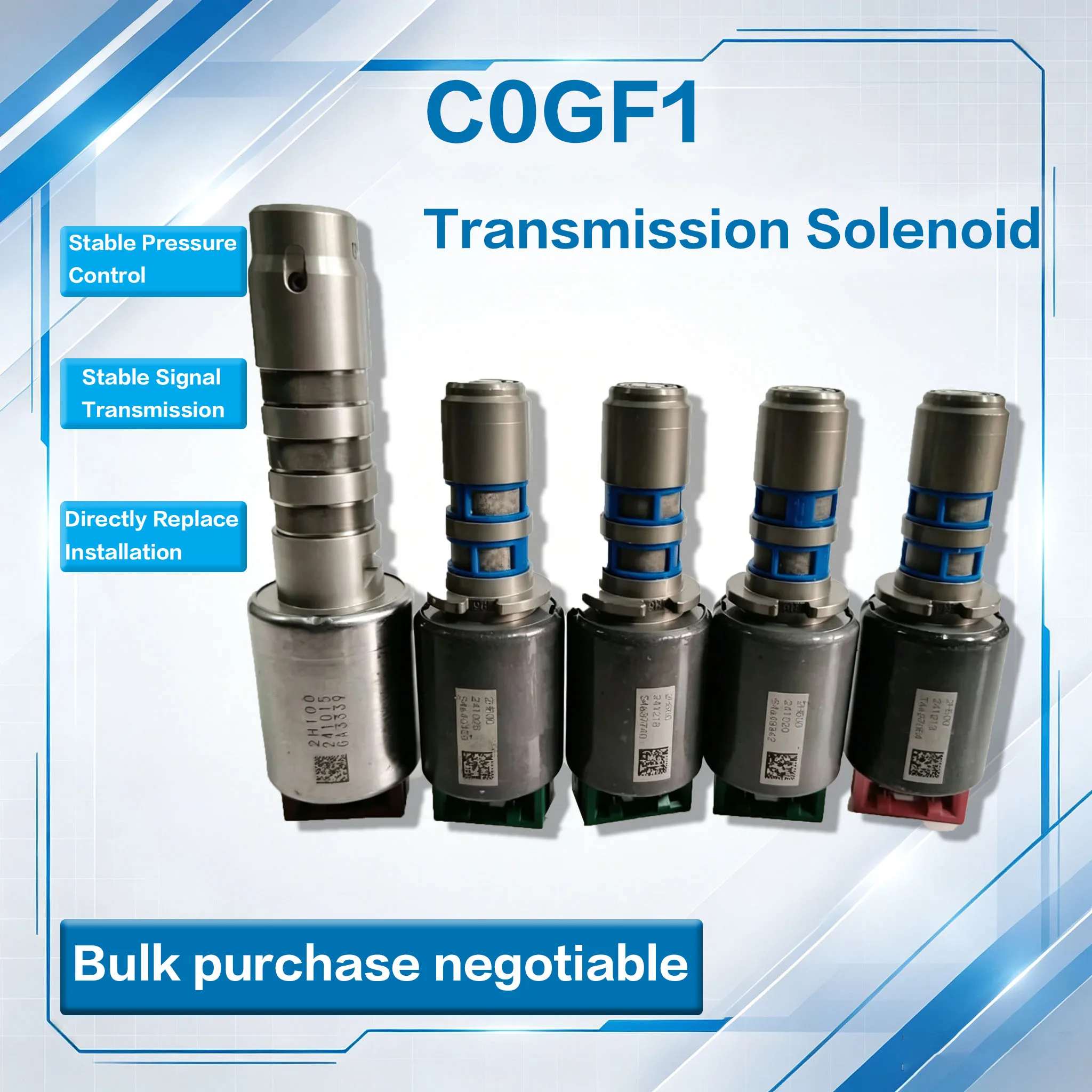 Nouvel ensemble de 5 solénoïdes de transmission C0GF1 pour Hyundai Elantra K3 Seltos 1.5L 1.6L 2019-2024 – Achat en gros négociable