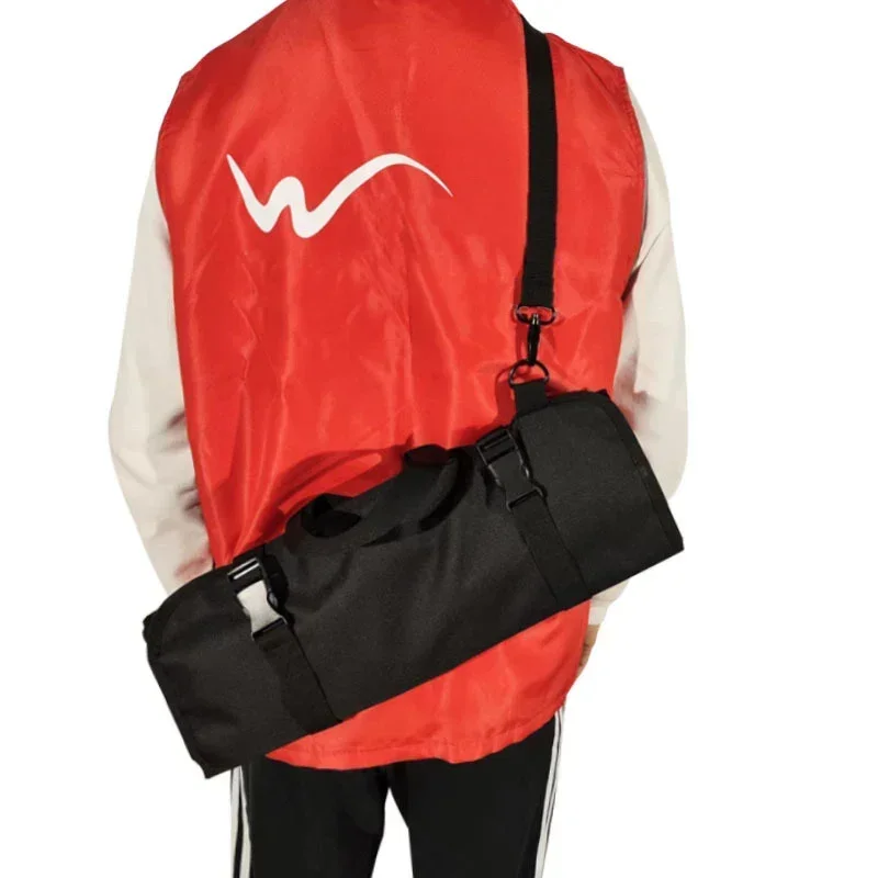 16 فتحة في الهواء الطلق نزهة سكين الطاهي حقيبة لفة حقيبة المهنية طوي حمل الساطور القطاعة Santoku سكين تخزين جيوب