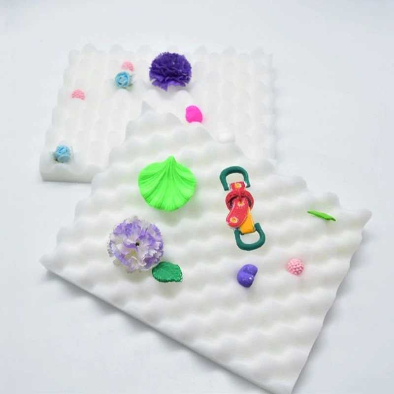 

2Pcs/Set Kitchen Sugarcraft Fondant Drying Foam Moulds Sponge Mat Chocolate