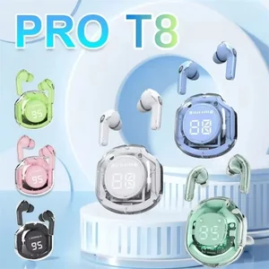 T8 TWS Wireless Bluetooth -Headset, Sportspielkopfhörer, Ohrhörergeräuschreduzierung, niedrige Berührungsregelung für Telefone 8 Hauptverkäufe Bluetooth -Ohr -Telefon mit schwerer - №8