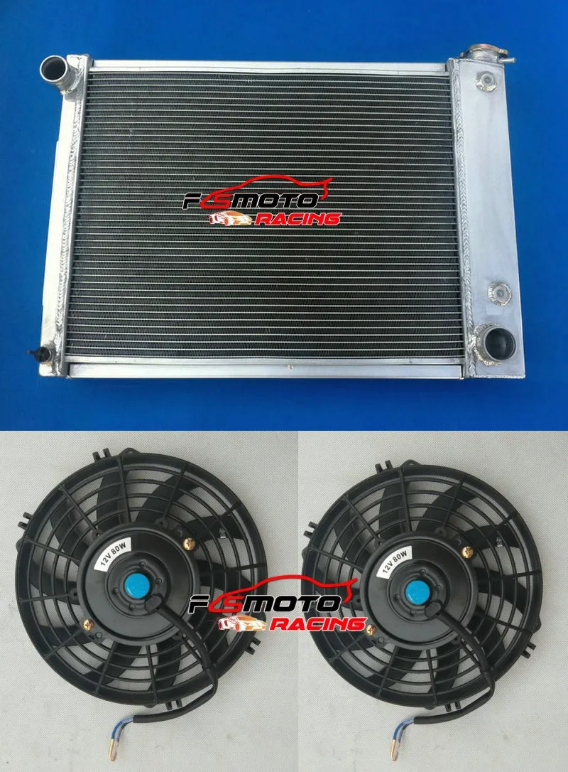 

3ROW ALUMINUM RADIATOR + FANS FOR CHEVY CAMARO/FIREBIRD T/A 5.3L-5.7L V8 1967-1969 1968 67 68 69