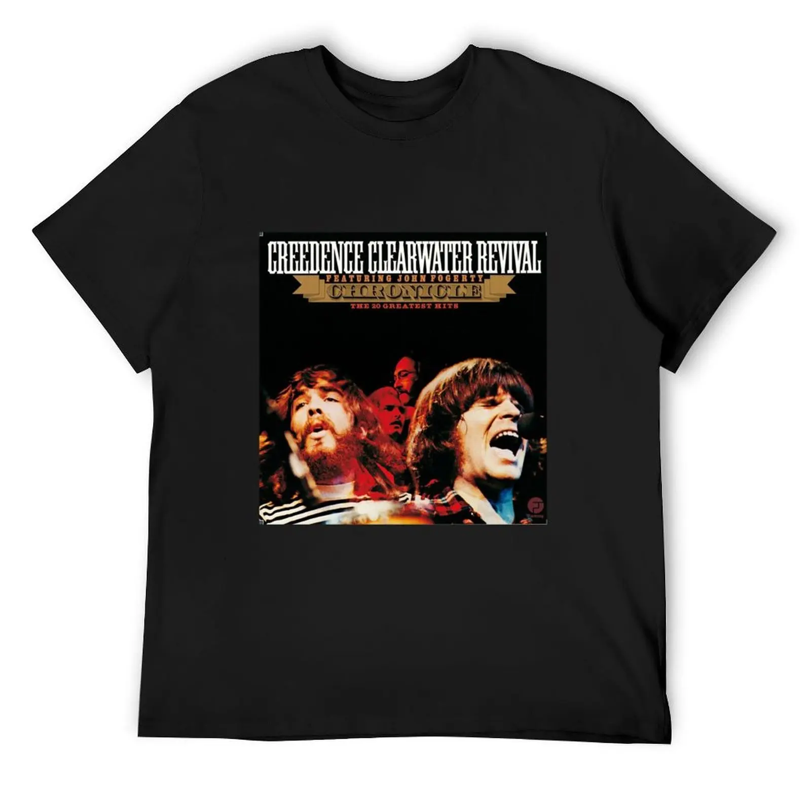 

Proud Mary Ccr American Rock Band T-Shirt graphic shirts vintage anime shirt Blouse Men's t-shirt
