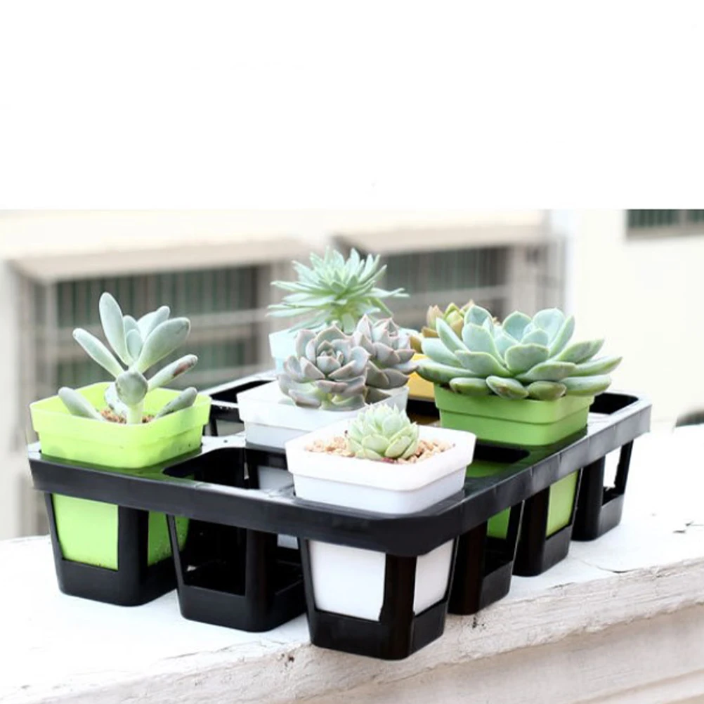 

2 Pcs Seedling Tray Gardening Supplies Seedlings Racks Plastic Nursery Plants Starter Thicken Germination Planter
