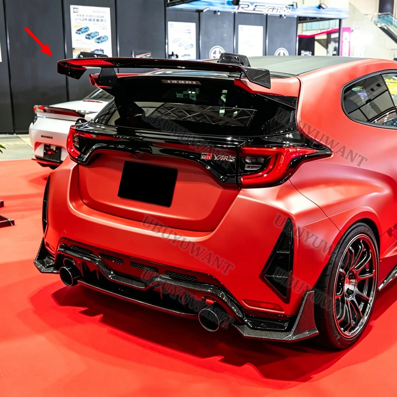 VRS Style Heckspoiler aus Kohlefaser für Toyota Yaris GR GXPA16, Original-Werksausführung