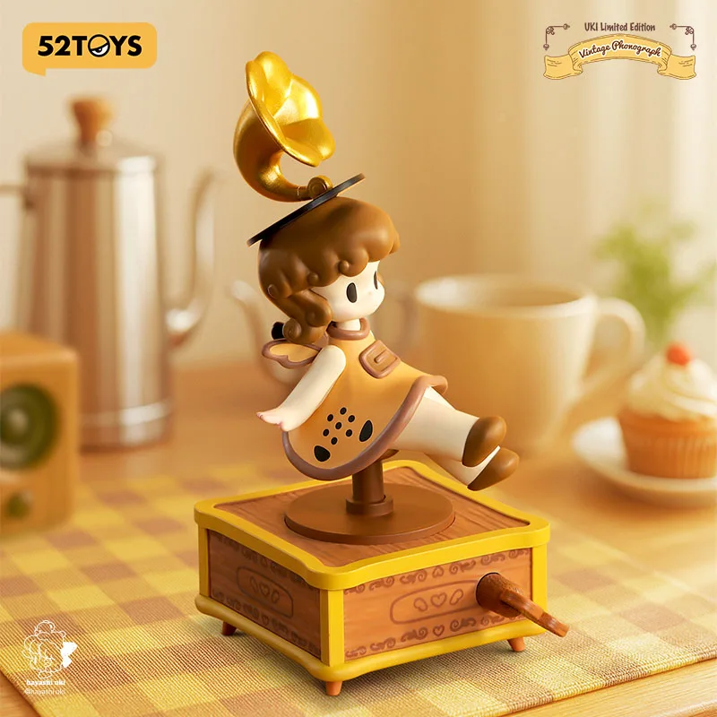 

52TOYS UKI limited Edition - Vintage Phonograph, Cute Figures, Collectible Toy, Height: about 17cm/6.69inch