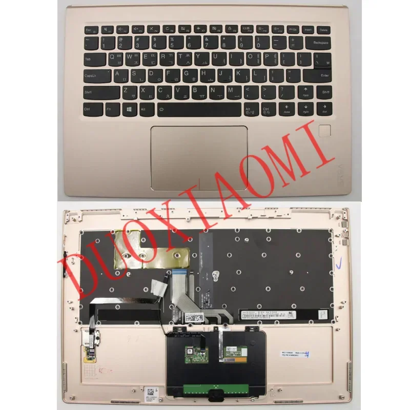 

New for Lenovo IdeaPad Yoga 910-13ikb laptop upper case L 80vf Golden W/KB Ko 5cb0m35037