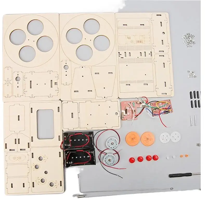 Remote Controlled Change Direction Balance Robot Technology Production Science Experiment Teaching Toy Students DIY Model Gift