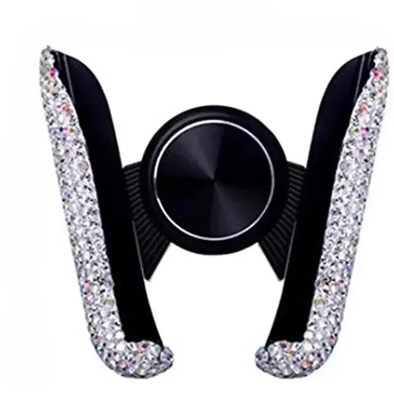 Uchwyt samochodowy na telefon Sparkle - obrót o 360 stopni °   Obrotowy klips do wentylacji z podkładką antypoślizgową