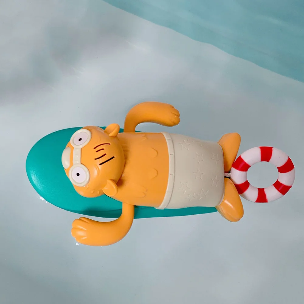 Giocattoli da bagno per bambini Baby che giocano in acqua Giocattoli da vasca galleggianti con meccanismo a orologeria