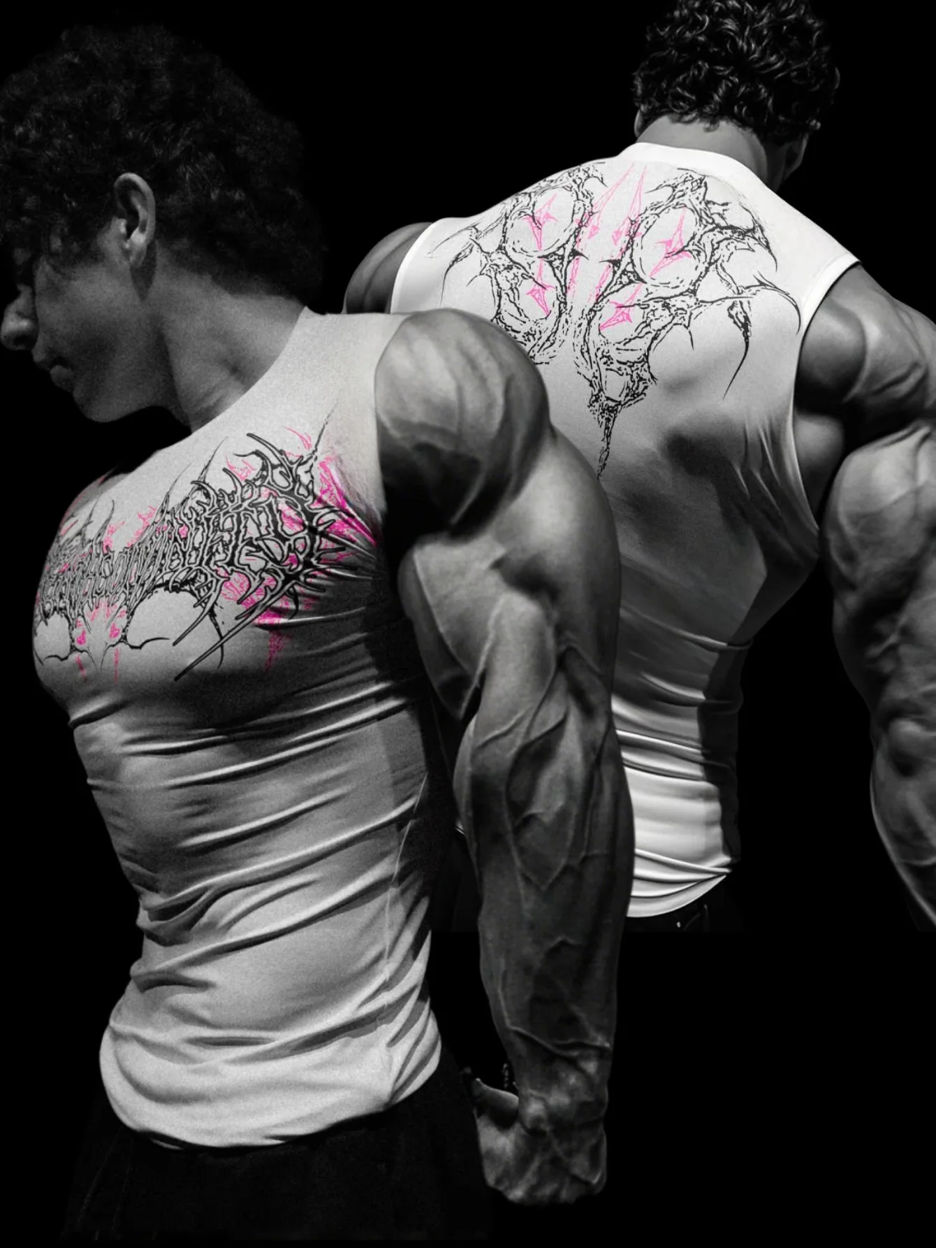 Breathedivinity American-style trendy brand dark style sports and