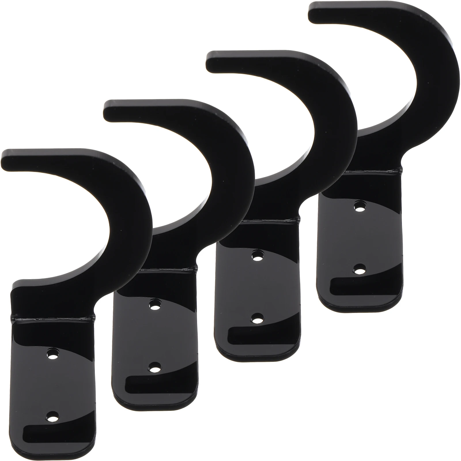

4 Pairs Baseball Softball Bat Stand Rack Holder Display Acrylic Baseball Bat Wall Mount Transparent Storage Decorative