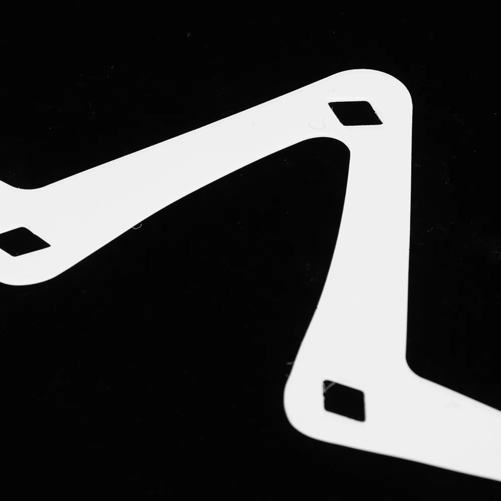 

6Pcs White Billiard Magical Rack Smooth Surface AntiTear Pool Rack Sheet Triangle Positioning Rack Pool Table Use