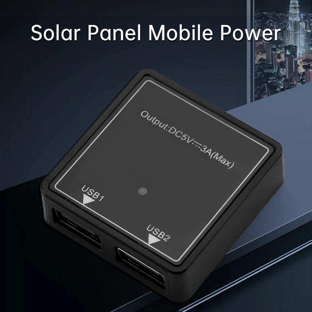 5V 3A Solar Panel Power Bank Dual USB Charge Voltage Controller Regulator Charger 5-30V Maximum Output Current 2000mA 3000mA