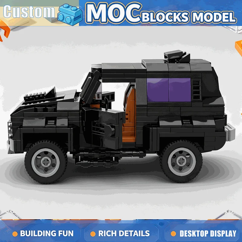 ​560PCS Transformable Off Road Vehicle Building Blocks Creative Mechanism Car Model DIY Assembly Brick Collection Display Gifts