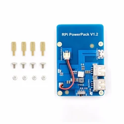 Raspberry Pi 3B/3B+ Lithium Battery Expansion Board Dual USB Power Ups Work Offline