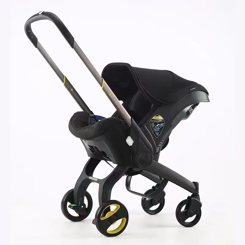 All-in-one baby reiswieg systeem, lichte vierwielige kinderwagens voor pasgeborenen, 3-in-1 kinderzitjes, kinderwagen