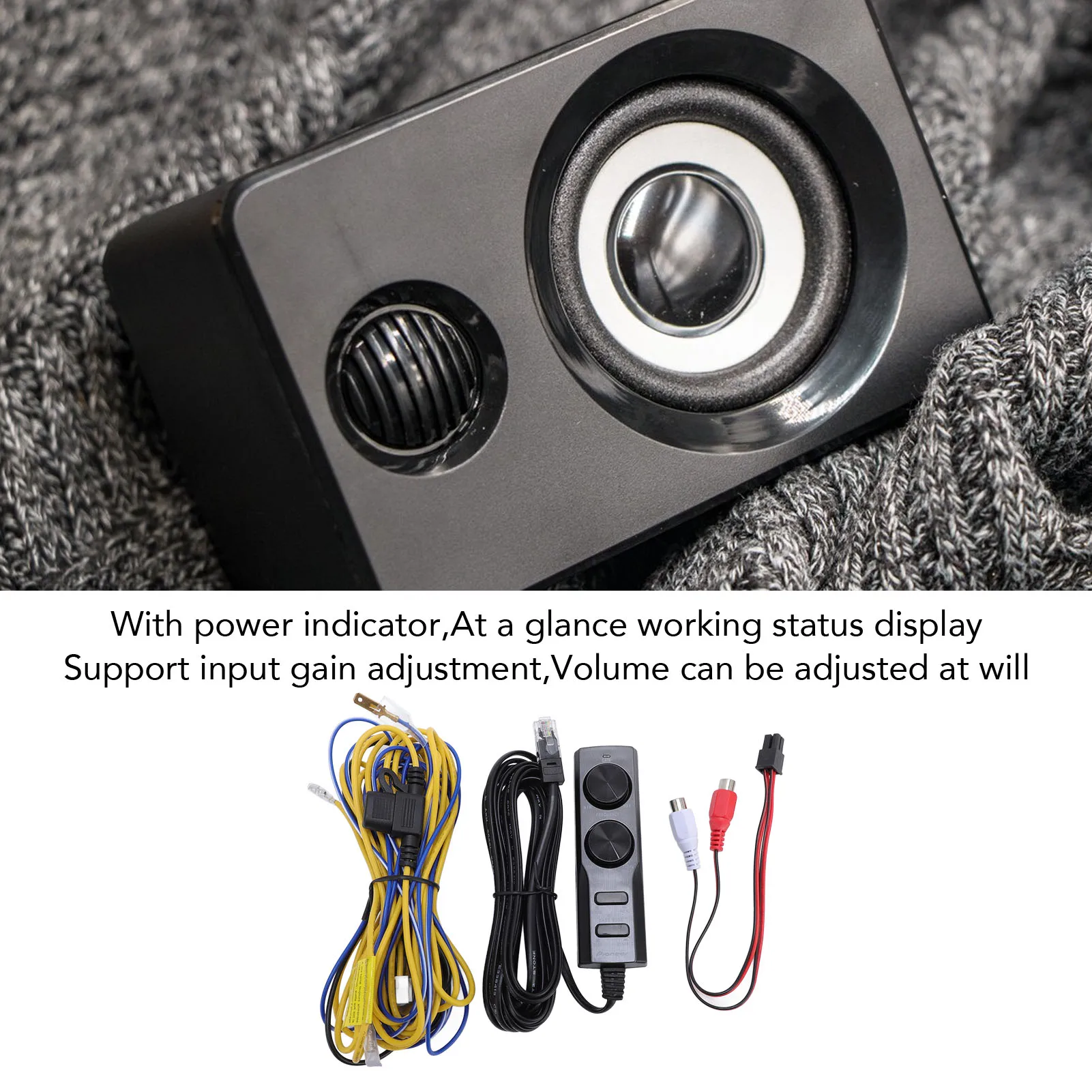 

Car Stereo Line Controller Wire Control for Pioneer TS-WX130DA Improved Sound Quality Car Stereo Subwoofer Speaker Control Cable