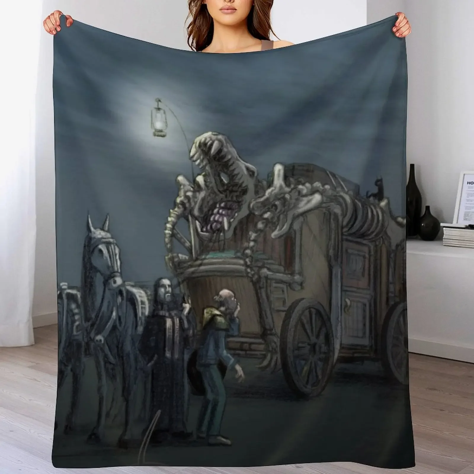 

Bauchelain and Broach's new ride. Throw Blanket Plush sofa bed Multi-Purpose Thermals For Travel Blankets