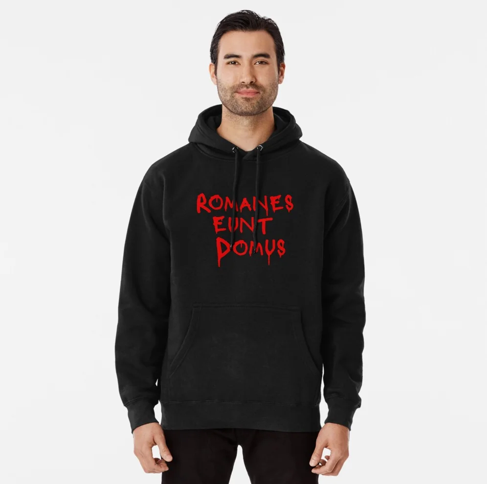 

Romanes Eunt Domus Sweatshirts New 100% Cotton Comfortable Casual Mens Pullover Hoodie Fashion Streetwear