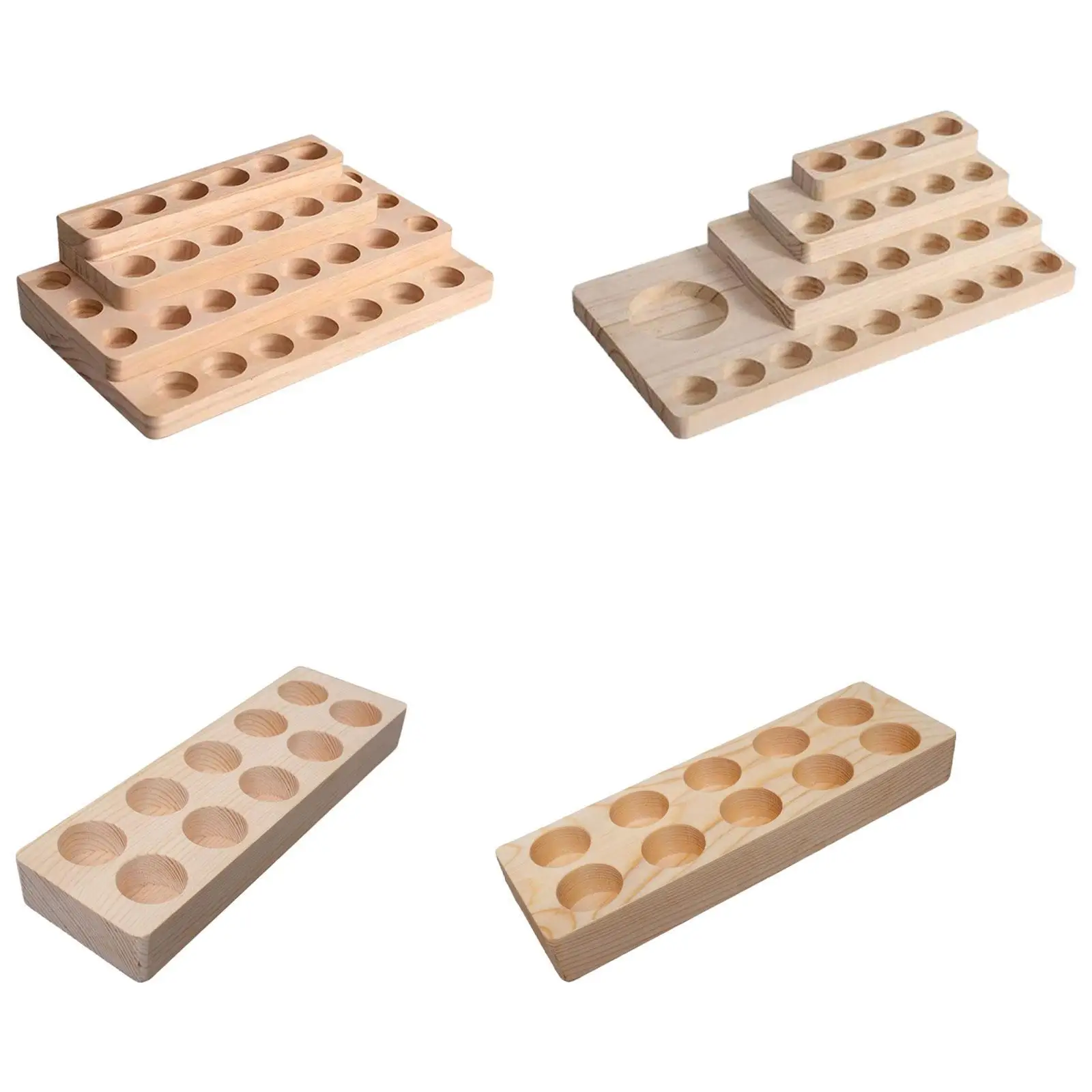 Hölzerner Präsentationsständer, Tischständer für Nagellack, Duftbehälter für Neujahr, Festivals, Geburtstage, Jubiläen, Einweihungsparty