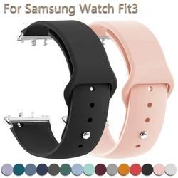 Silicone Strap for Samsung Galaxy Fit 3 Band Bracelet Sport Correas for Galaxy Fit3 Band Accessories Replacement Belt Watchband