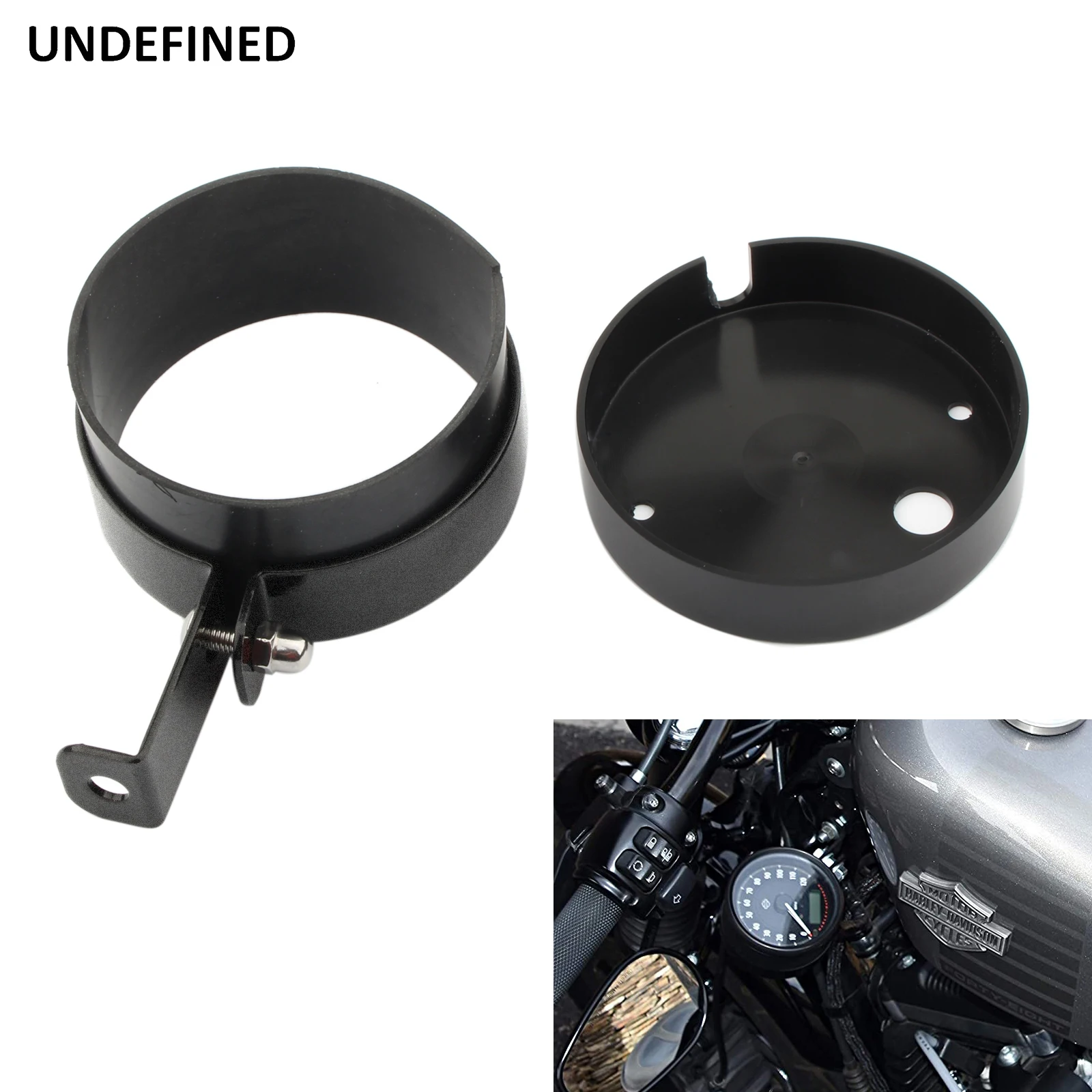 

Motorcycle Side Mount Speedometer Bracket Kits Relocation Gauge Cover for Harley Sportster XL883 1200 Iron 883 48 72 Seventy-Two