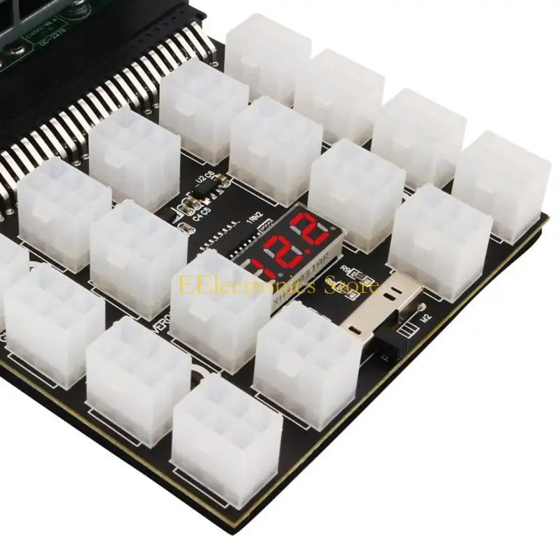 

B03C 64pin to 17x6pin Power Distribution Board Adapter for Ethereum ETH BTC Mining